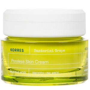 Korres, Santorini Grape Pore Refining Cream, крем для лица, уменьшающий видимость пор, 40 мл