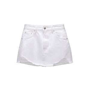 Юбка Pull&Bear, цвет White Denim