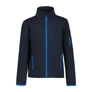 Функциональная куртка Icepeak "K FLEECE JACKE KEVELAER", с высоким воротником-стойкой, синий