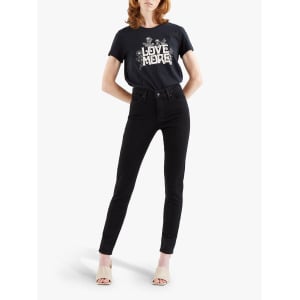 Джинсы Levi's 310 Shaping Super Skinny, черные в квадрате