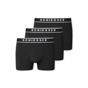 Боксеры Schiesser Trunks 3 шт, черный