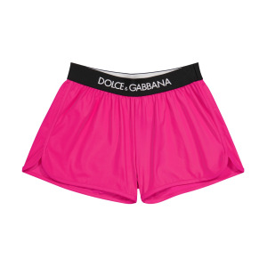Шорты из технического трикотажа Dolce&Gabbana, розовый