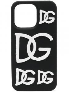 Dolce & Gabbana чехол для iPhone 13 Pro с логотипом, черный