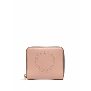 Stella McCartney кошелек Stella Logo с круговой молнией, розовый