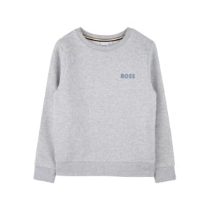 BOSS Kidswear толстовка с логотипом, серый