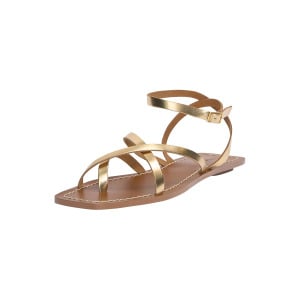 Сандалии Pull&Bear Strap Sandals, золотой