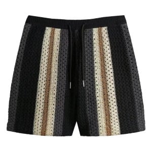 Шорты Kith Crochet Curtis Short, черный