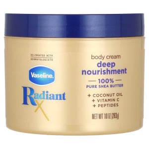 RadiantX, Глубоко питательный крем для тела, 10 унций (283 г) Vaseline