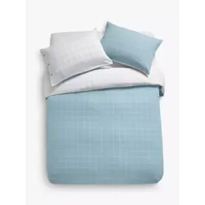 Постельное белье John Lewis Tenby Check Cotton/Linen Blend Reversible, цвет tenby check cotton/linen blend reversible bedding