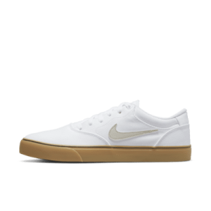 Кроссовки Nike SB Chron 2 Canvas Skate Shoes, цвет White/White/Gum Light Brown/Light Bone