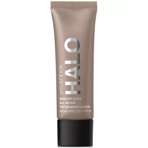 Mini Halo Healthy Glow Тонированный увлажняющий крем SPF 25, 0,41 унции Smashbox, цвет Deep (Deep With A Neutral Undertone)