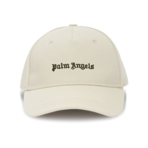 Palm Angels твиловая бейсболка с вышитым логотипом, нейтральный цвет