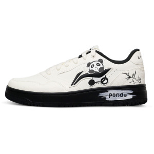 Кроссовки LINING Skateboarding Shoes Men Low-top Beige/Black, цвет Off White