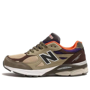 Кроссовки New Balance 990v3 Made in USA 'Teddy Santis Khaki Orange', хаки