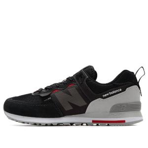 Кроссовки 574 туфли красные New Balance, черный