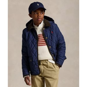 Куртка с капюшоном Big Boys Polo Ralph Lauren, черный