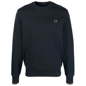 Fred Perry толстовка с вышитым логотипом, синий