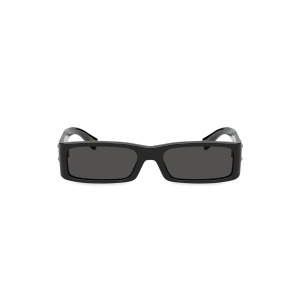 Прямоугольные солнцезащитные очки из ацетата 55 мм DOLCE&GABBANA, черный
