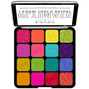 Палитра теней Ultimate - Я знаю, что это ярко Nyx Professional Makeup, цвет I Know Thats Bright