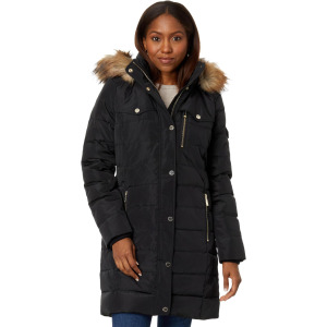 Пуховик Michael Kors Snap Front Down Puffer M825943CZ, черный