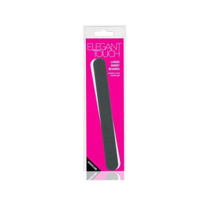 Пилочка для ногтей Large Emery Boards Lima de Uñas Elegant Touch, Negro