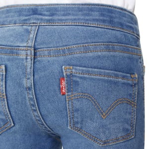 Эластичные джеггинсы без застежек Levi's для девочек-малышей Levi's, черный