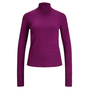 Свитер Jack & Jones Ava Soft Roll Neck, фиолетовый