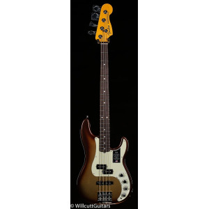 Басс гитара Fender American Ultra Precision Bass Rosewood Fingerboard Mocha Burst