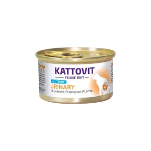 Влажный корм для кошек с мочекаменной болезнью с тунцом Kattovit, 12 х 85 г