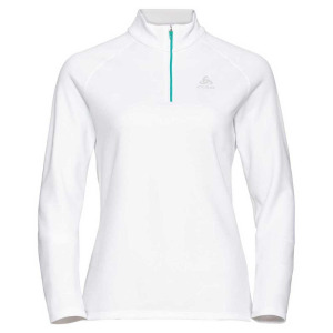 Флис Odlo Besso half zip, белый