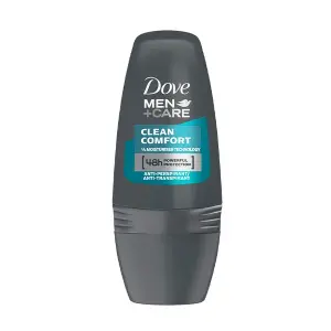 Шариковый дезодорант для мужчин 0% спирта Clean Comfort Men + Care Dove, 50 ml