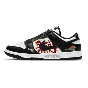 Кроссовки Nike Dunk Skateboarding Shoes Men Low-top White/black, черный