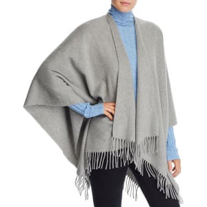 Кашемировое пончо rag & bone, цвет Gray