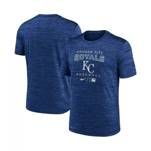 Мужская футболка Royal Kansas City Royals Authentic Collection Velocity Practice Performance Nike, синий