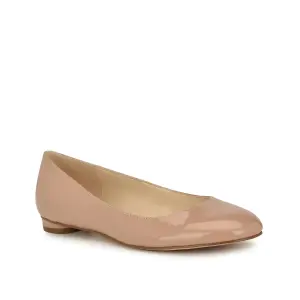 Балетки Robbe Ballet Flat Nine West, цвет patentnaturaltansynthetic