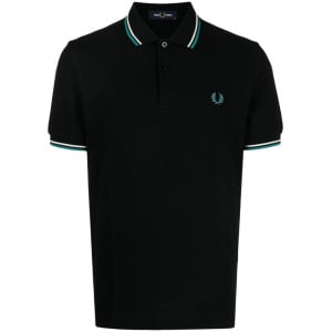 Fred Perry рубашка поло Twin Tipped, черный