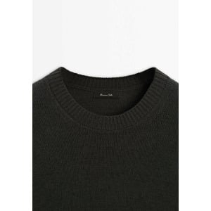 Джемпер CREW NECK Massimo Dutti, темно-серый