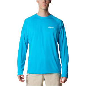 Лонгслив Columbia PFG Solar Stream, цвет Ocean Blue