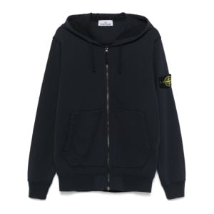 Stone Island базовое худи, синий