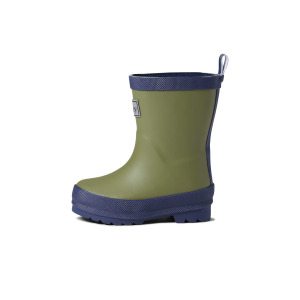 Ботинки Hatley Kids Forest Green Matte Rain Boots (Toddler/Little Kid/Big Kid), зеленый