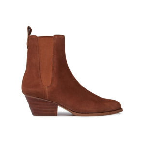 Ботильоны на блочном каблуке Klassische Kinlee Bootie MICHAEL KORS, коричневый