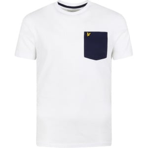 Футболка Lyle & Scott Contrast T-shirt, белый