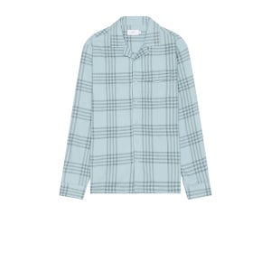 Рубашка onia Flannel Overshirt, цвет Hazy Cloud