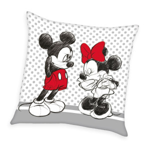 Декоративная подушка Disney Minnie & Minnie Mouse 40х40см, с наполнителем