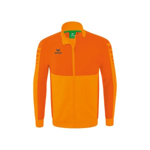 Толстовка Erima Six Wings Worker Full Zip, оранжевый