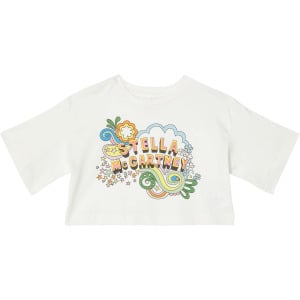 Футболка Stella Mccartney Tee with Stella Logo Love To Dream Print, белый