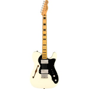 Электрогитара Squier Classic Vibe '70s Telecaster Thinline, ограниченная серия, олимпийский белый цвет