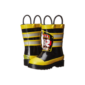 Ботинки Western Chief Kids F.D.U.S.A. Firechief Rain Boot (Toddler/Little Kid/Big Kid), черный