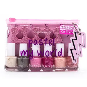 Маникюрный набор Set Esmaltes Uñas + Separador Pastel Tri-Coastal, 1 UD