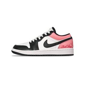 Баскетбольные кроссовки Air 1 Vintage Men Low-Top Black/Pink Jordan